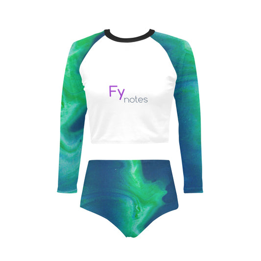 Women's Long Sleeve Bikini Set (S27)